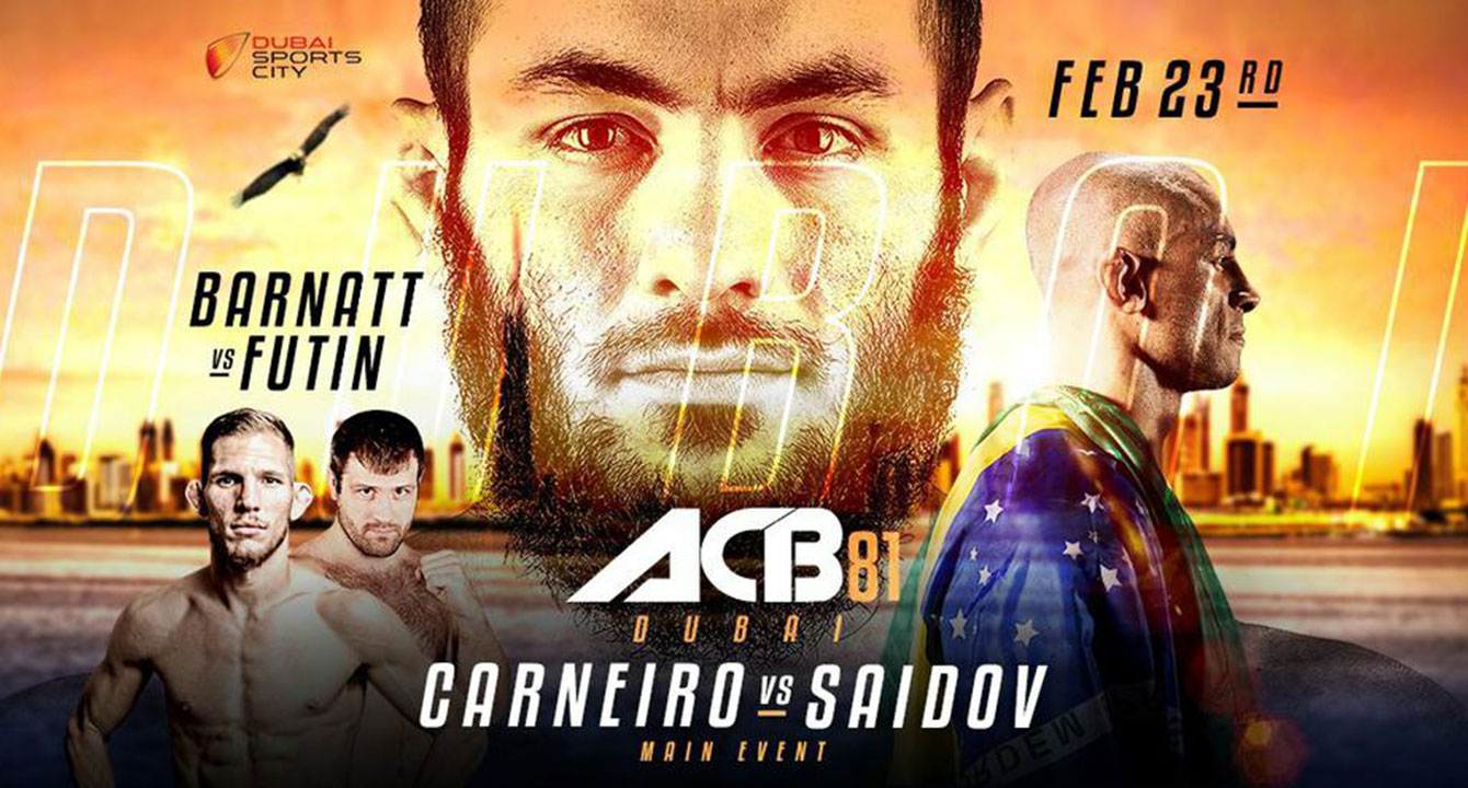 РЕЗУЛЬТАТЫ ТУРНИРА ACB 81: АСЛАМБЕК САИДОВ VS. РОАН КАРНЕЙРО